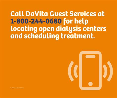 Davita guest services phone number - From your phone to your laptop, myDaVita can help you understand and manage all aspects of your kidney care. Find ideas for breakfast, lunch, dinner and beyond in Today’s Kidney Diet cookbooks. Search more than 1,200 kidney-friendly recipes and save your favorites. Enjoy your favorite restaurants and make healthy menu choices with Eating Out ...